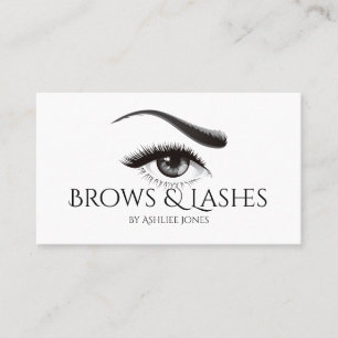 Eyebrows Microblading & Eyelash Extensions Salon Visitkort