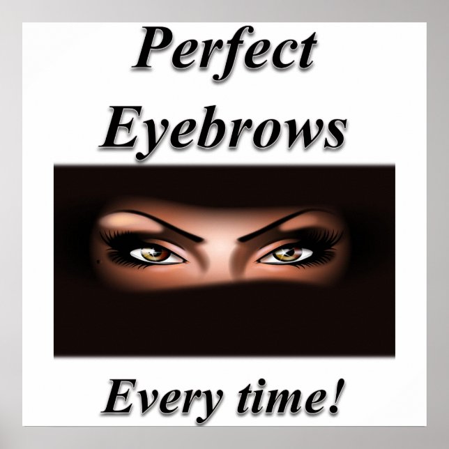 Eyebrows Poster projektionsyta (Framsidan)