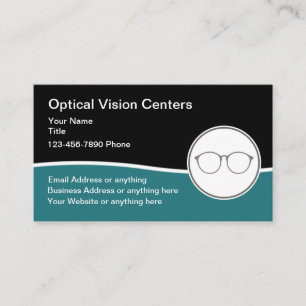 Eyecare Optisk syn - ftalmolog Visitkort