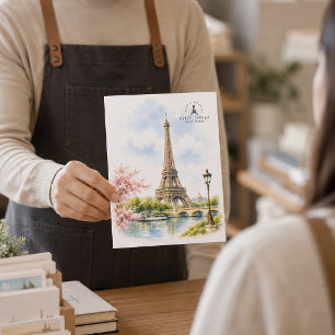 Eyefil Tower, Paris Berömd ikonisk landmärke Vykort
