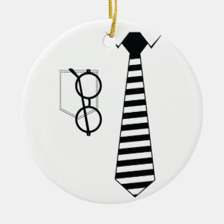 Eyeglasses Tie Julgransprydnad Keramik