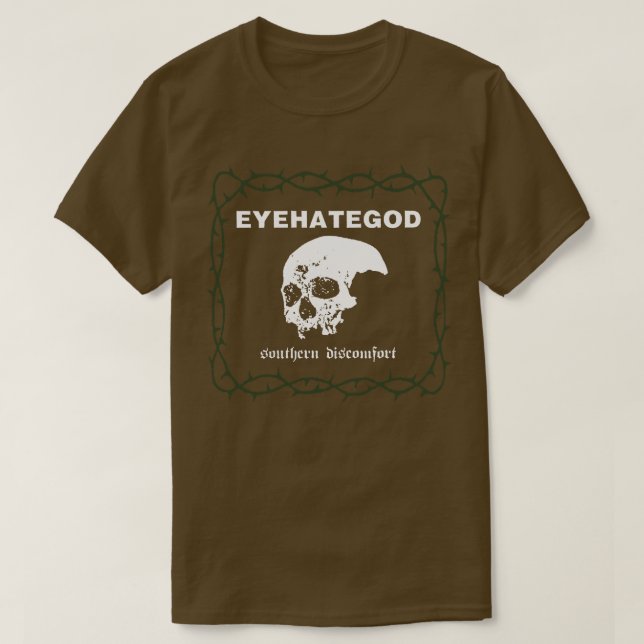 Eyehategud Band TShirt - 4 T Shirt (Design framsida)