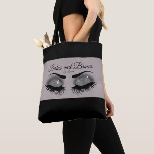 Eyelash and Brows - Smokey Grått Silver Tygkasse
