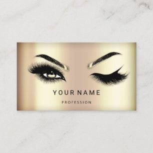 Eyelash Brow Microblade Hair QR CODE Logotyp FauxG Visitkort