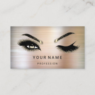 Eyelash Brow Microblade. QR CODE Logotyp Ro Smoky Visitkort