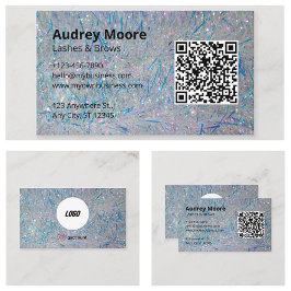 Eyelash Brows Lash Tech Visitkort