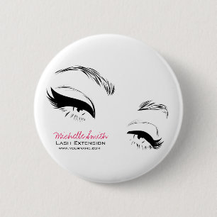 Eyelash brows Permanent Makeup Artist Ögon Lash Knapp