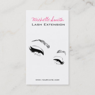 Eyelash brows Permanent Makeup Artist Ögon Lash Visitkort