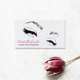 Eyelash brows Permanent Makeup Artist Ögon Lash Visitkort
