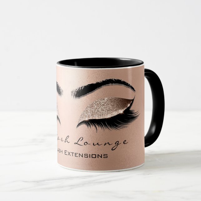 Eyelash Exention Beauty Studio Ro Vax Glitter Mugg (Framsida höger)