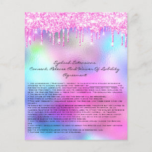 Eyelash Extension Liability Waiver Ro Drivers Flygblad