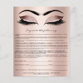 Eyelash Extension Liability Waiver Ro Flygblad