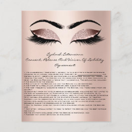Eyelash Extension Liability Waiver Ro Flygblad