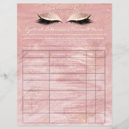 Eyelash Extension Liability Waiver Ro Marble2 Reklamblad