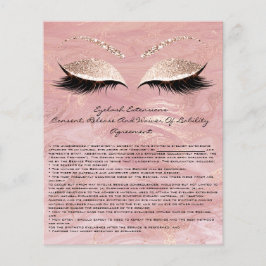 Eyelash Extension Liability Waiver Ro Marble Flygblad