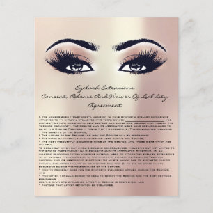 Eyelash Extension Liability Waiver Ro Parly Flygblad
