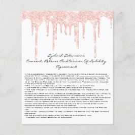 Eyelash Extension Liability Waiver Ro White Flygblad