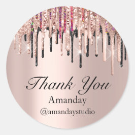 Eyelash Extension Makeup Ro Grått Drives Runt Klistermärke