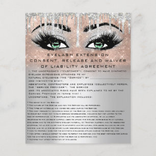 EYELASH EXTENSION RELEASER Grönt Öga Flygblad