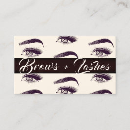 Eyelash Extensions Beauty Salon Affärskort Visitkort