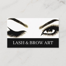 Eyelash Extensions Beauty Salon Spa Business Car Visitkort