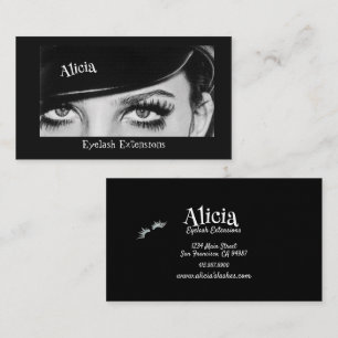 Eyelash Extensions Big Ögon Lash Visitkort