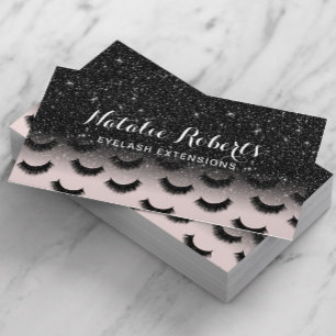 Eyelash Extensions & Black Lash Salon Visitkort