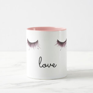 Eyelash kärlek mugg