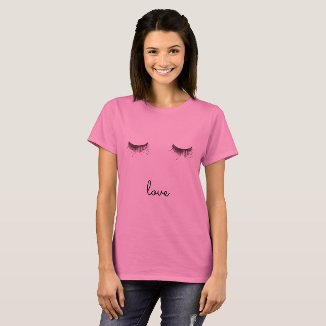 Eyelash kärlek tee (Hel framsida)