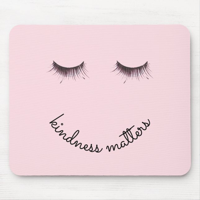 Eyelash Kindness-frågor Musmatta (Framsidan)