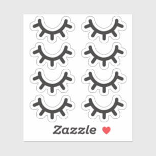 Eyelash-klistermärken Klistermärken