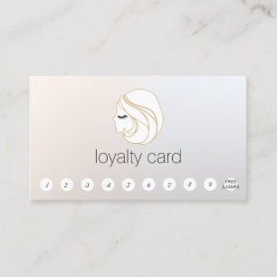 EyeLash Lash Extension Customer Loyalty 10 Slår Lojalitetskort