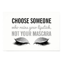 Eyelash Makeup - inspirationsoffert, svart och vit