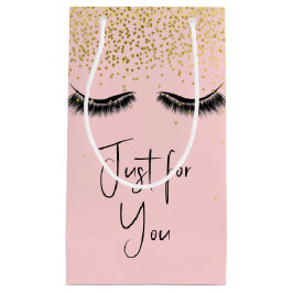 Eyelash med Guld Glitter