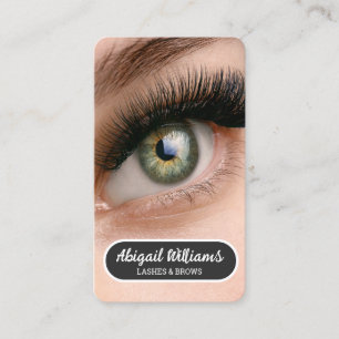 Eyelash-tillägg Visitkort