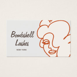 Eyelash-tillägg Visitkort