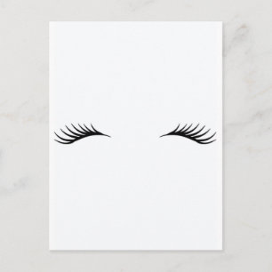 Eyelash Vykort