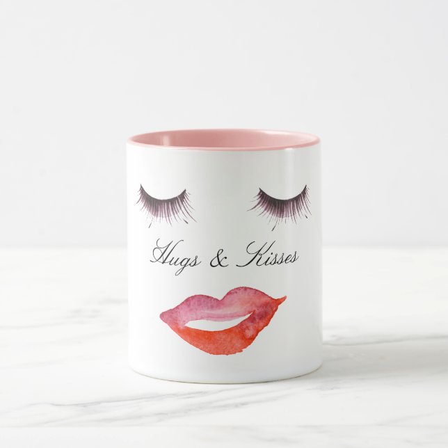 Eyelashes and Lips    Mugg (Center)