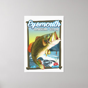 Eyemouth Berwickshire Scotland poster. Canvastryck