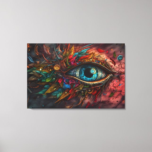 Eyes art canvastryck (Framsida)