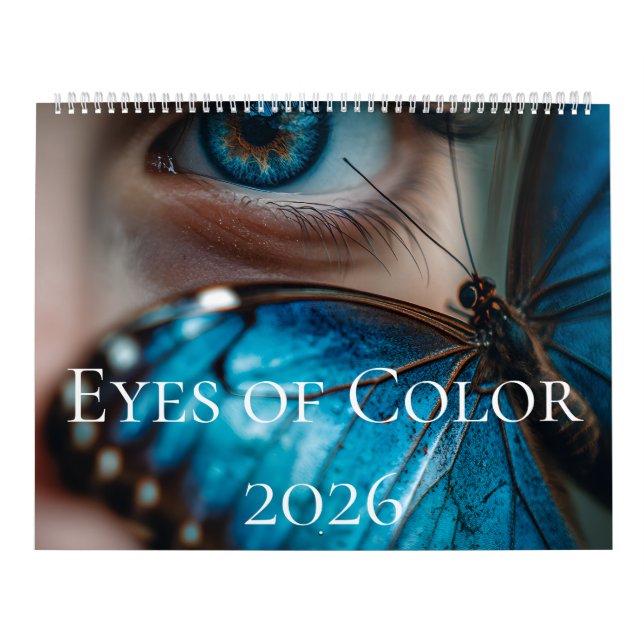 Eyes of Color 2026 Calendar Kalender (Omslag)