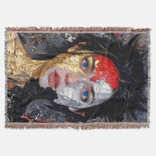 Eyes Of The Ember – ”Embers porträtt” Filt (Framsidan)