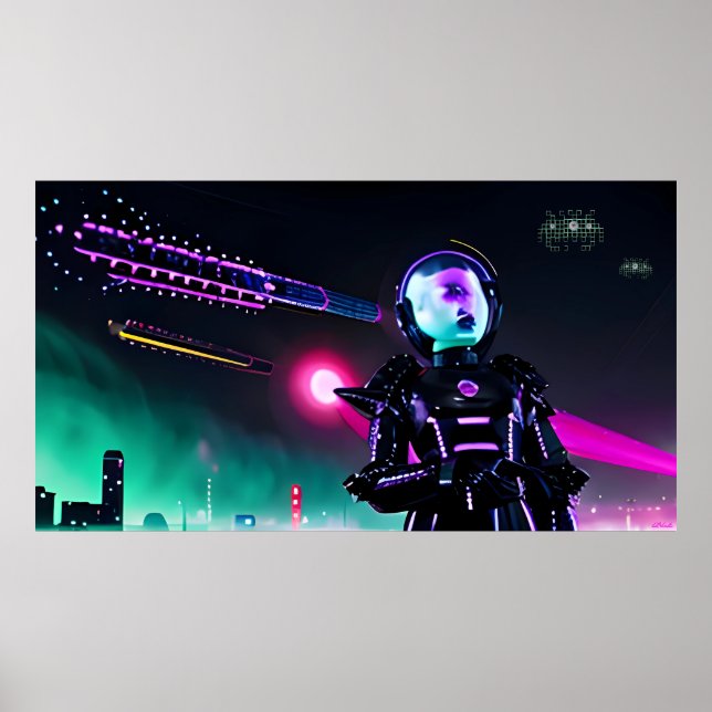 Eyes on the Night Skies Poster (Framsidan)