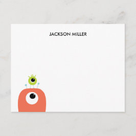 Eyes On You | Personlig A2 brevpapper Anteckningskort