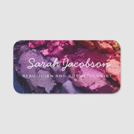 Eyeshadow Cosmetics Cosmetologist Beautician  Namnbricka