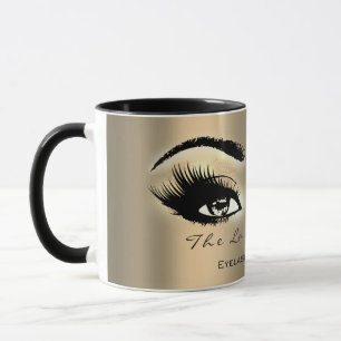 EyesSepia för studio för snärtf8orlängningsMakeup Mugg