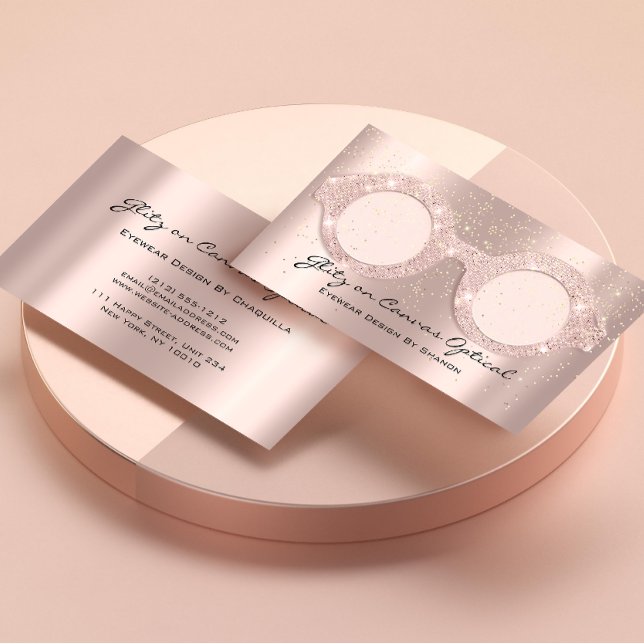 Eyewear Optical Optometrist Eyeglasses Ro  Visitkort (Skapare uppladdad)