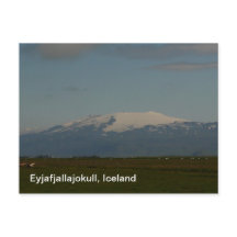 Eyjafjallajokull-Islandet vykort