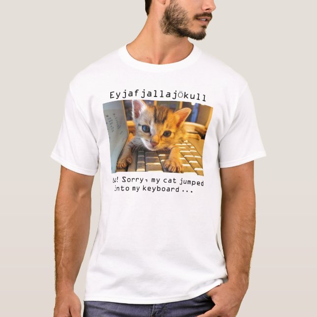 Eyjafjallajökull T-shirt (Framsida)