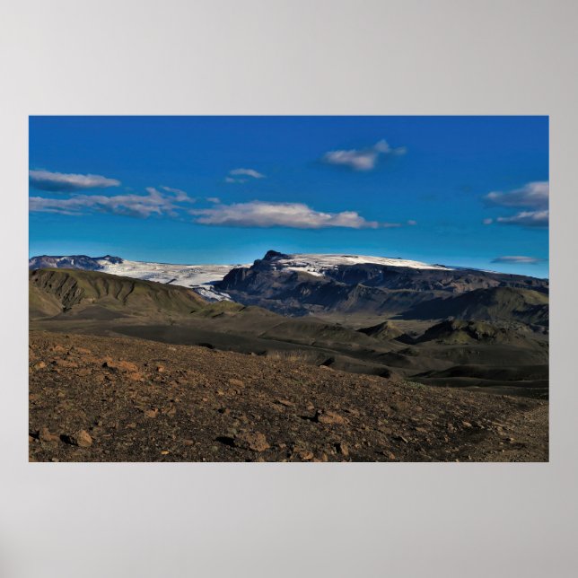 Eyjafjallajökull Volcano Poster (Framsidan)